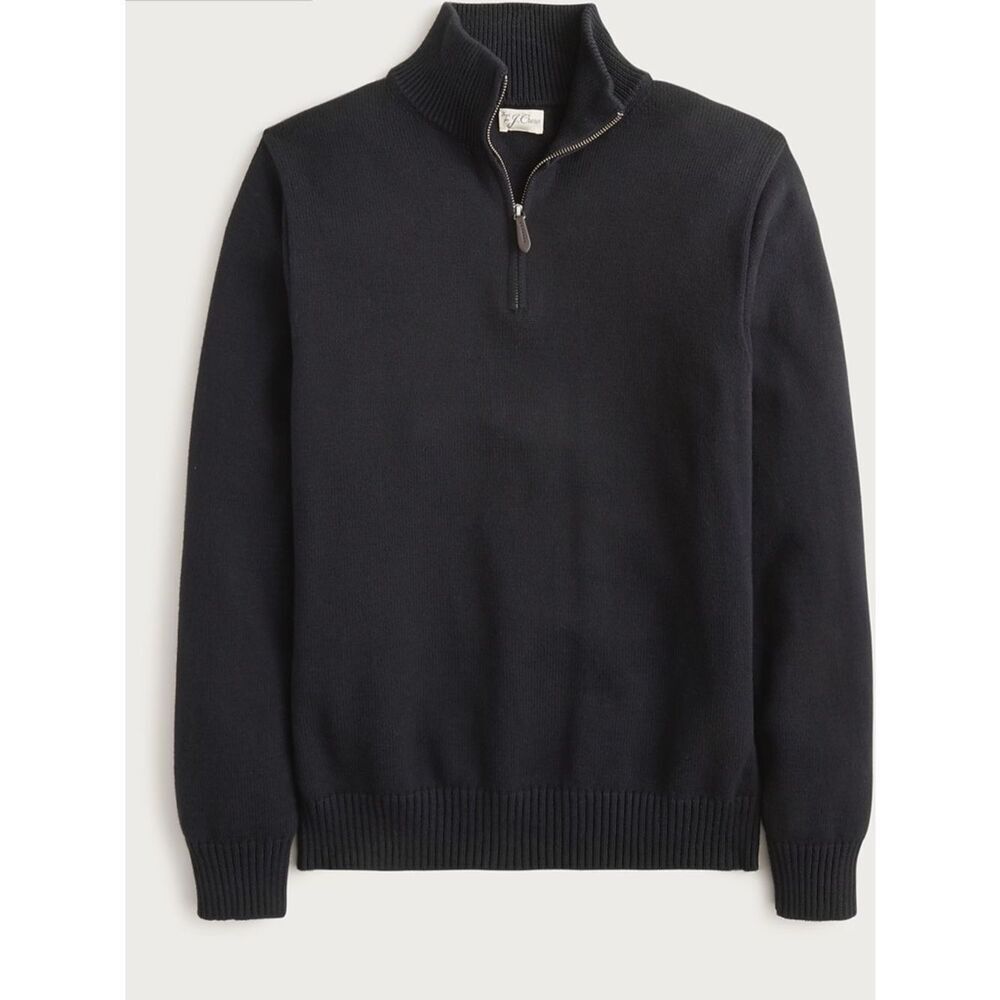 J.CREW Heritage 100% Cotton Half Zip Sweater Quarter Zip Men’s Size Small